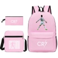 Pikkukuva 2 / 3: Jalkapalloilija C Ronaldo Cr7 -painatus reppu ympäri opiskelija kolmiosainen reppu. Starry blue 1 Single shoulder bag