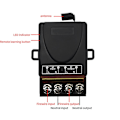 Miniatyrbillede 4 af 5: AC 220V 30A 1CH 433MHz Trådløs Fjernbetjeningsswitch RF Relæmodtager + Til/Fra Sender til El