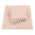 Miniatyrbilde 3 av 5: 10 stk. Plussj Skumgulvmatte Myk Tykk Split Joint Interlocking Plussj Skum Teppe For Romgulv Light Tan
