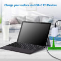 Miniatyrbilde 2 av 5: Ladingkabel for Surface til USB-C for Surface Pro 3/4/5/6/7, Surface Laptop 3/2/1, Surface Go