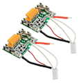 Pikkukuva 1 / 5: 2kpl Pcb Piirilevymoduulin Osat 18v Akun Siru Pcb-levyn Vaihto Yhteensopiva Makita Bl1830 Bl1840 Bl1850 Lxt400:n Kanssa
