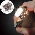 Miniatyrbillede 3 af 5: 100 stk./æske Universal Flints Stene Farve Lighter Flint Stene Clippers Benzin Flint Stene Lighter A