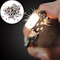 Miniatyrbillede 3 af 5: 100 stk./æske Universal Flints Stene Farve Lighter Flint Stene Clippers Benzin Flint Stene Lighter C