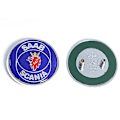 Pikkukuva 1 / 4: 68 mm 2 3-nastainen Saab-auton etulokas- ja takaluukun logo, takaluukun puskurin merkki Saab 9 3 9 5 9-3 9-5 Saab-embleemitarra tarvikkeet Yalo Rear scania