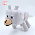 Miniatyrbillede 1 af 5: Minecraft Legetøj Dukke ULV-22CM ULV-22CM Wolf-22cm