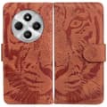 Tigerpreget Skinnveske For Redmi 14C 4G Brown