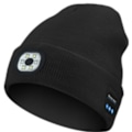 Miniatyrbillede 4 af 5: Hue med LED-lys USB - Sort Sort
