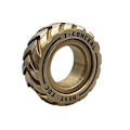 Miniatyrbilde 1 av 5: Dobbeltfunksjons Fidget Ring i Rustfritt Stål for Motorsykkeldekk, 100% Ny C