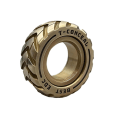 Miniatyrbillede 1 af 5: Dobbeltfunktionel Fidget Ring i Rustfrit Stål til Motorcykel Dæk, 100% Ny C