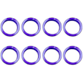 Pikkukuva 4 / 5: 8 kpl Matkatavaralaukun Pyörän Peite, Matkatavaralaukun Pyörien Suojapeitteet, Silikoninen Matkatavaralaukun Pyörien Peite Ei Melua Colorful purple