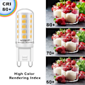 Miniatyrbillede 4 af 5: 6 stk. G9 LED Dæmpbare Varmt Hvid LED G9 5W Udskiftning 40W Flimmerfri Halogenlampe med IC-styring