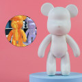Miniatyrbillede 3 af 5: DIY Maleri Teddybjørn Voldsom Bjørn Fluid Maleri Kreativ Hjemmeindretning E