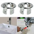 Miniatyrbild 1 av 5: Badrumsvask Overflow Ring Avloppshålslock Reservdel A 2PCS