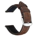 Läderarmband 24mm för Suunto 9 / 9 Baro / D5 / Core / 7 Dark Brown