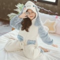 Miniatyrbilde 3 av 5: Sanrioed plysj Anime Cinnamoroll Vinter Flanell Barn Rompers Jente Gutt Småbarn Jumpsuit Babyklær Pyjamas Barn Overaller Gave 150cm