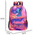 Miniatyrbild 3 av 3: Lilo & Stitch Ryggsäck Skolväska Barn Studenter Axelväska Reseväska Present A