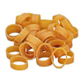 Miniatyrbillede 4 af 5: 120 stk. 10 mm brede elastiske gummibånd - Bløde, stærke og holdbare