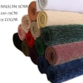 Miniatyrbild 3 av 5: Glittrande Sjal Kvinna Muslimsk Shimmer Hijab Krinklad Glansig Sjal Islamisk Huvudduk Red