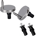 Miniatyrbillede 1 af 5: Hurtigudløsende Toiletklapbeslag, Universelle Toiletklapbeslag, Hurtigudløsende Toiletklaphængsler til WC-Toilet Blindhuller (2-pak)