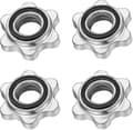 Set med 4 Hantlar Spinlock, Halksäkra 25 Mm Standard Spinlock-Kragar, Skruvlock För Hantlar, Stångstjärn Kragar