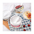 Miniatyrbillede 4 af 5: 4 stk. Overnight Oats Beholder med Låg og Skeer, 20oz Overnight Oats Glas Lufttætte Yoghurtbeholdere