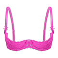Miniatyrbillede 1 af 5: Dame 1/2 Kop Push Up Underwire Lace BH Lingeri Åben Brystkop BH Toppe Justerbar Rem Svampepolstret BH Undertøj Rose A XXL