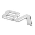 Pikkukuva 4 / 5: 3 kpl 3D Hopea Auto Moottori V8 Auton Takapuskurin Embleemi Tarra 7,5x3,5cm