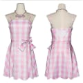 Miniatyrbilde 3 av 5: Barbie-kostyme for kvinner Barbie-kjole Søt rosa dame Cosplay Jenteklær Kvinne Halloween Klassisk dukke Rollespill Barbie Klesopp M