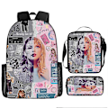 Miniatyrbillede 1 af 2: Taylor Swift Rygsæk-sæt til Studerende (3 dele) Style 4