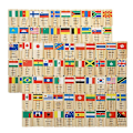 Miniatyrbild 2 av 5: 100 st Multilinguala Länderflagga Domino Träleksaker Förstå Världen Dominoblock Tidig Utbildning Kognitivt Spel Russian Federation