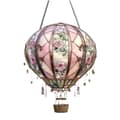 Solar-powered hot air balloon garden light with flame effect, acrylic hanging solar light G 1 pc