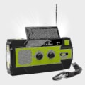 Miniatyrbillede 2 af 5: Høj kvalitet Sales 4000maha Am/fm/noaa lommelygte læselampe håndsving solenergi overlevelses nødradio Orange