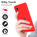 Miniatyrbild 2 av 5: TPU-fodral för Motorola Edge 30 Neo 5G med mjuk foder, 2,2 mm stötskyddande telefonfodral Red