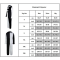 Miniatyrbillede 2 af 5: Halloween Terrifier Art The Clown Joker Cosplay Kostume Sæt Voksen Jumpsuit Maskerade Fandango Kjole 2XL