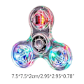 Miniatyrbillede 3 af 5: Lysende LED-lys Fidget Spinner Håndtop Spinners Gløder i Mørke Lys EDC Figet Spiner Finger Stressaflastende Legetøj Red