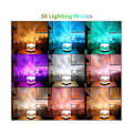 Miniatyrbilde 3 av 5: Galaxy-projektorlampe for soverom - Sensorlampe med 16 farger, projektor nattlys for soverom (LGL) Wood  Transparent