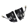 2 stk. LED dynamisk speilindikatorlys bakspeil blinklys for Focus 2 MK2 2004 - 2008 C- Black