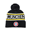 Miniatyrbild 1 av 2: UEFA Champions League Fotboll Stickad Mössa För Män Och Kvinnor Vinter Varma Fotbolls Mössor Bayern Munich