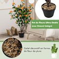 Miniatyrbillede 3 af 4: COSTWAY Kunstig Blomster Camellia 37 hoveder, UV-resistent, 100 cm med grydebryllupsindretning til bryllup