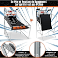 Miniatyrbillede 3 af 4: COSTWAY Double Basket Foldbar Arcade Basketball Hoop med 8 Game Modes Electronic Score LCD-skærm 4 Player Game