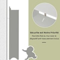 Miniatyrbillede 6 af 6: COSTWAY toiletenhed over toilettet, 2 justerbare hylder, anti-vip, 75,5 x 20 x 110 cm, hvid Vit