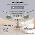 Miniatyrbillede 3 af 6: COSTWAY Håndklædevarmer Spand 23 L Timer 20-90 Min 3 Niveauer 60℃-80℃ Automatisk Slukning Støtte til Duftplade