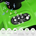 Miniatyrbillede 2 af 6: COSTWAY elektrisk quad til børn med 4 skridsikre hjul, musik, horn, LED-lys, glatte styr, opbevaringsboks, grøn