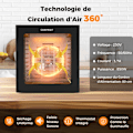 Miniatyrbillede 3 af 6: COSTWAY Fødevare Dehydrator - Tørreapparat med 10 Hylder i Rustfrit Stål - 10 Forudindstillede Programmer - 48 Timer Timer - Temperatur 30-75℃