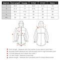 Miniatyrbillede 2 af 4: COSTWAY Trenchcoat til kvinder regnjakke med hætte, vandtæt vindtæt nylon udendørsjakke sort til rejser Svart M