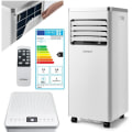 Miniatyrbild 1 av 4: COSTWAY Mobil luftkonditionering 7000BTU 2,1kW R290 Klass A 4 i 1 Viloläge 24H Timer Barnlås LED Display 25?