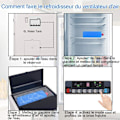 Miniatyrbild 5 av 6: Mobilt Luftkonditionering 6L 4 i 1 COSTWAY-Luftkylare, Fläkt 75W-Fjärrkontroll-Timer 8H-3 Hastigheter-32x25x57 cm-LCD Skärm Vit