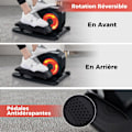 Miniatyrbild 3 av 4: COSTWAY Mini Electric Elliptical Trainer-LCD-skärm-Infraröd fjärrkontroll-Automatisk/Manuell-Dubbelriktad lägen-Förmonterad