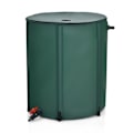 Miniatyrbillede 1 af 4: COSTWAY Foldbar Regnvandsopsamler 200L i PVC med Hanefilter 60x72CM til Vanding af Planter Grön