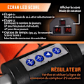 Pikkukuva 2 / 4: COSTWAY Arcade koripallopeli Double Shootout Double Basket Elektroninen laskuri, 4 palloa, 1 pumppu taitettava koripallovanne